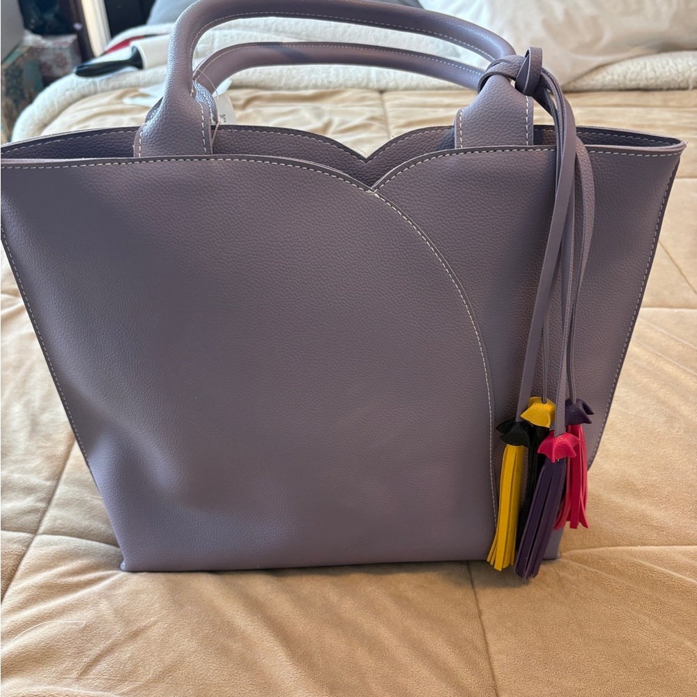 Lavender vegan tote: Mellow World BNWT